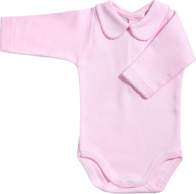 Hovedbilde Rosa body med pyntekant - Babidu