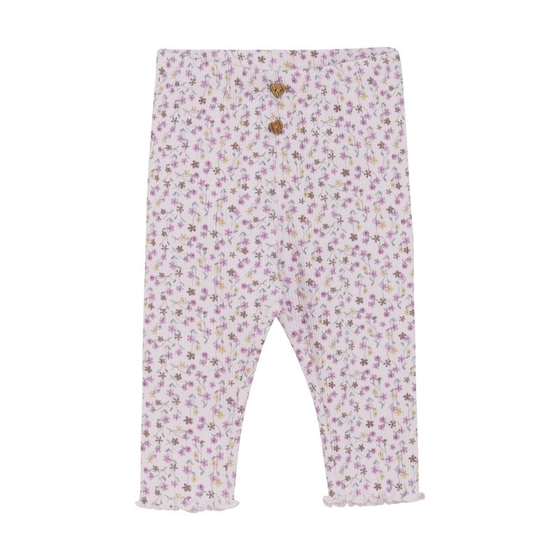 Tights AOP rib pink